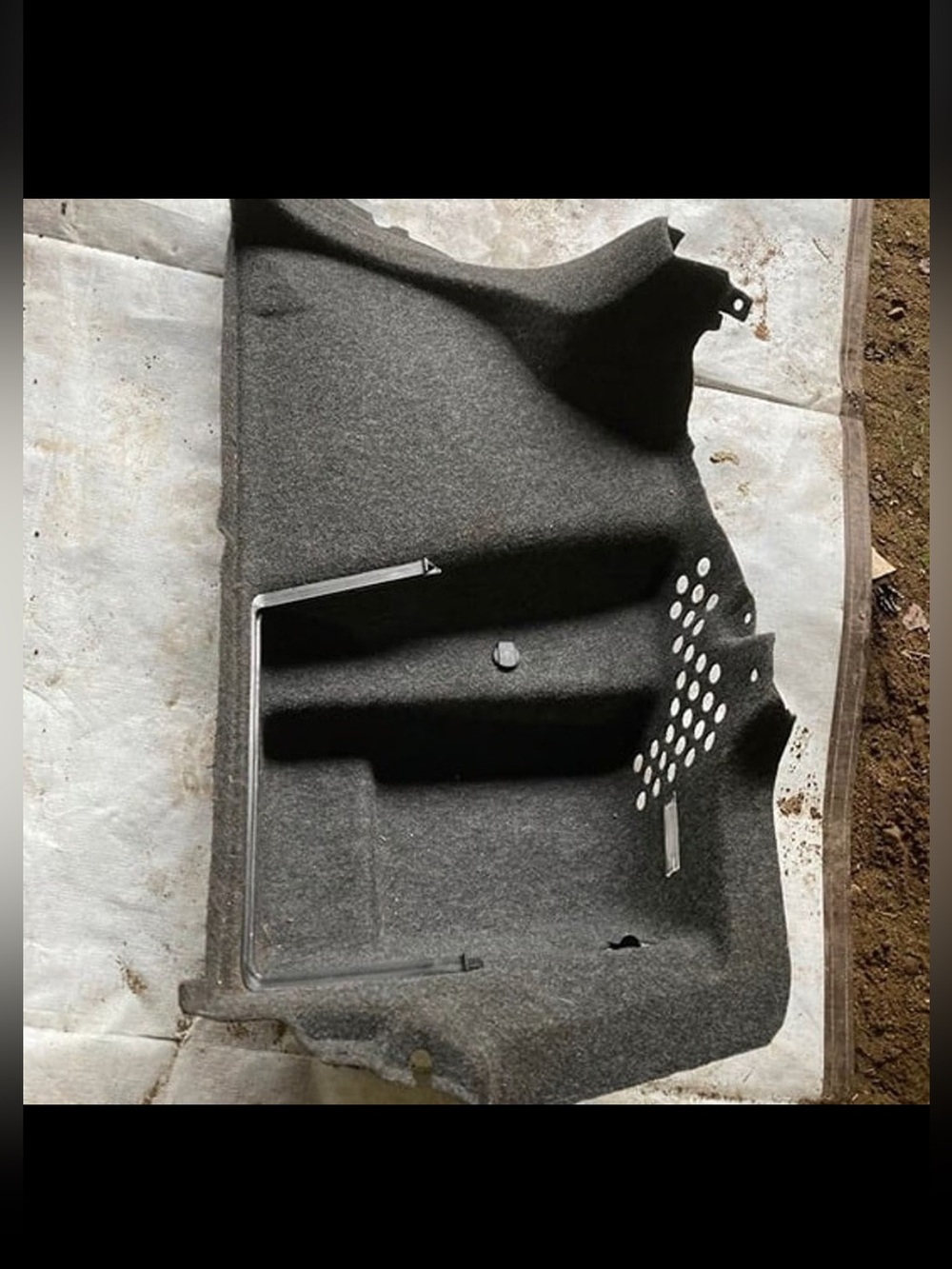 06-10 Volkswagen Jetta SE MK5 Rear Right Side Trunk Liner Carpet Cover Panel OEM